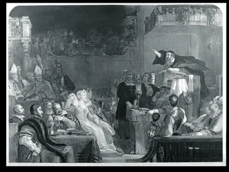 La prédication de John Knox, c.1837